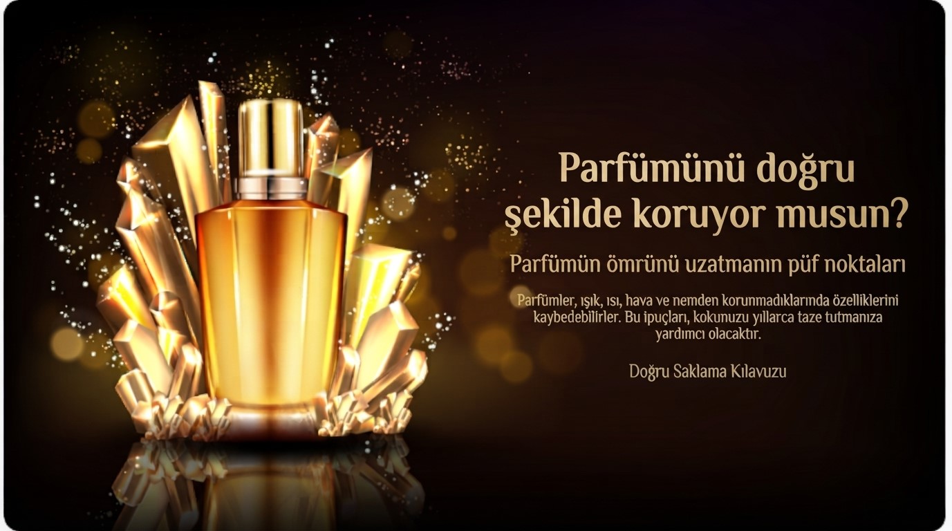 Parfümlerimizi uzun süre kullanabilmek için nasıl muhafaza etmeliyiz?